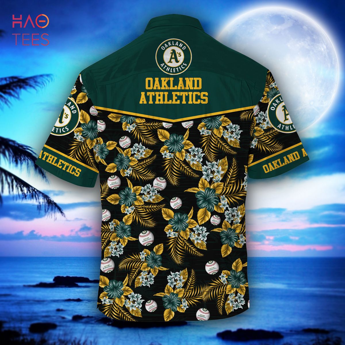 Oakland Athletics MLB Hawaiian Shirt Parasols Aloha Shirt - Trendy Aloha