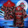 [LIMITED] Ohio State Buckeyes Customized Summer Hawaiian Shirt, With Tropical Pattern For Fans