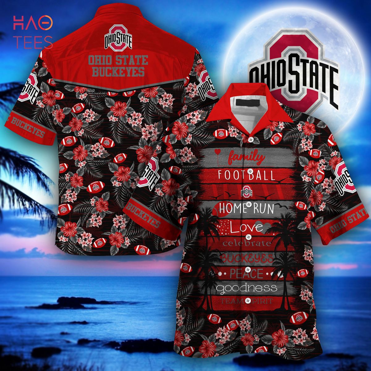 [LIMITED] Ohio State Buckeyes Hawaiian Shirt, New Gift For Summer