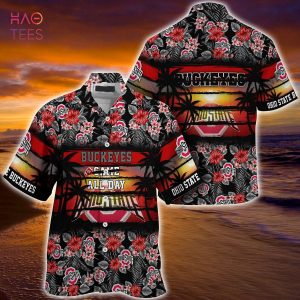 [LIMITED] Ohio State Buckeyes Summer Hawaiian Shirt, Floral Pattern For Sports Enthusiast This Year