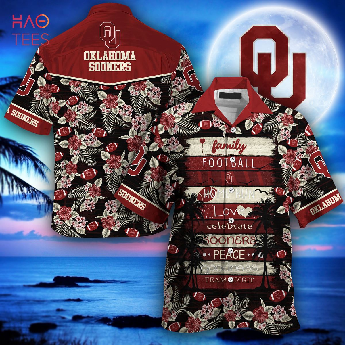 [LIMITED] Oklahoma Sooners Hawaiian Shirt, New Gift For Summer