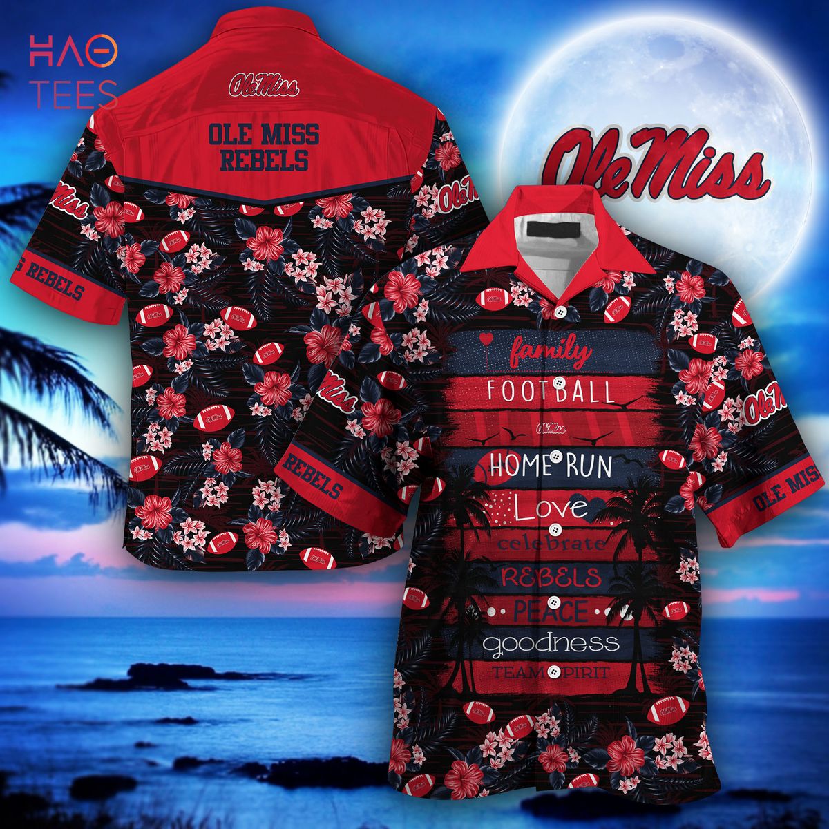 [LIMITED] Ole Miss Rebels  Hawaiian Shirt, New Gift For Summer