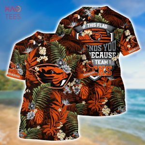 [LIMITED] Oregon State Beavers  Summer Hawaiian Shirt And Shorts,  With Tropical Patterns For Fans