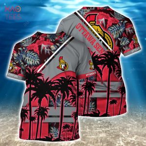 [LIMITED] Ottawa Senators NHL-Summer Hawaiian Shirt And Shorts, For Fans This Season