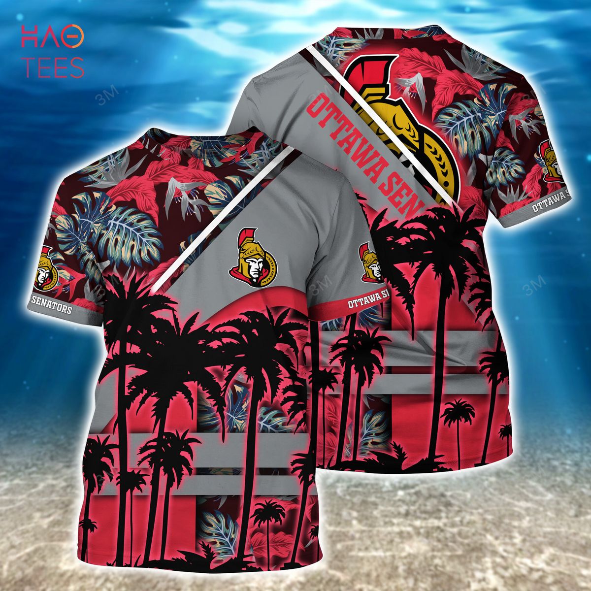 Ottawa Senators NHL Hawaiian Shirt Travel Aloha Shirt - Trendy Aloha