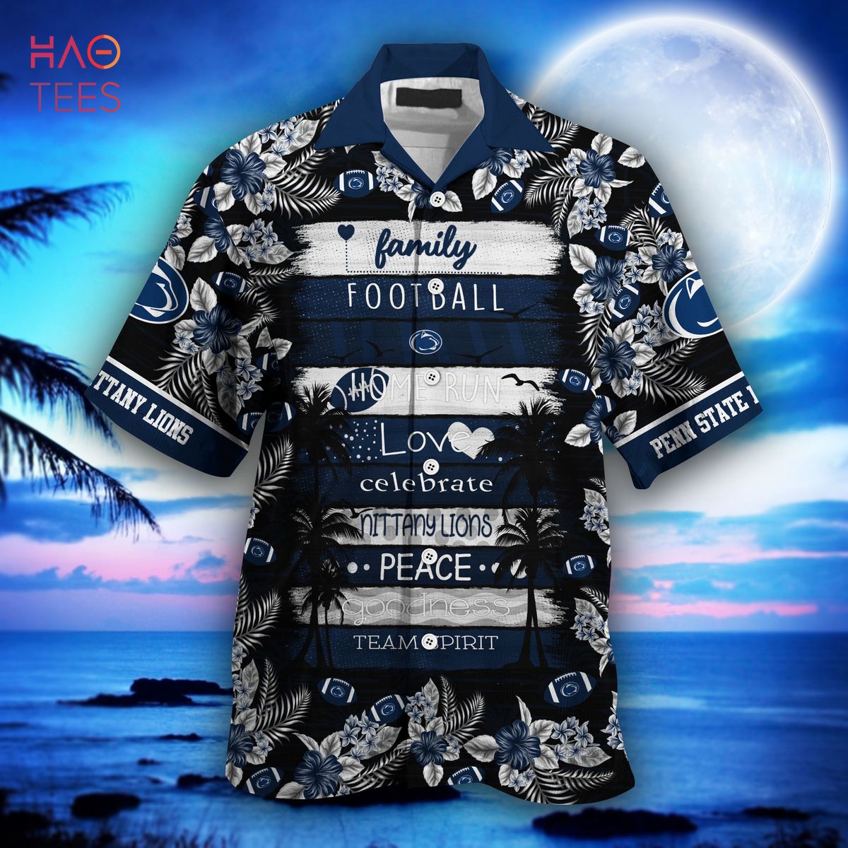 Penn State Nittany Lions Cute Summer Gift Hawaiian Shirt For Men