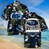 [LIMITED] Penn State Nittany Lions Summer Hawaiian Shirt And Shorts,  With Tropical Patterns For Fans
