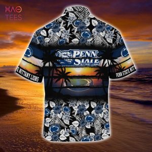 [LIMITED] Penn State Nittany Lions Summer Hawaiian Shirt, Floral Pattern For Sports Enthusiast This Year