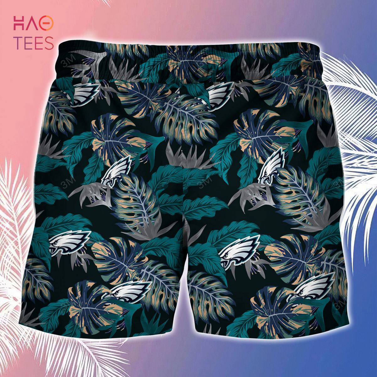 Perfect Combo Philadelphia Eagles NFL Summer Hawaiian Shirt and Shorts:  Complete Set - Trendy Aloha