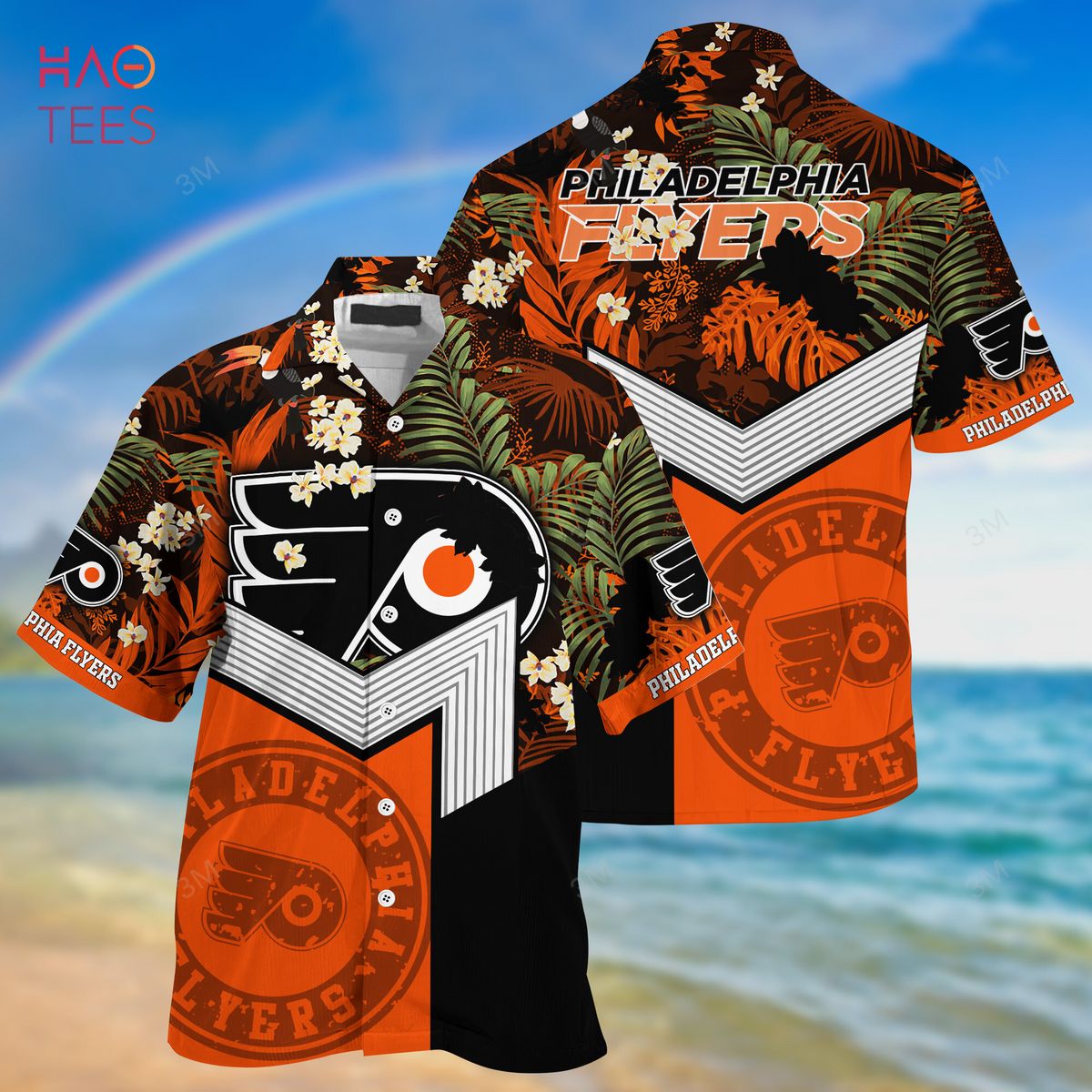 [LIMITED] Philadelphia Flyers NHL Hawaiian Shirt And Shorts, New Collection For This Summer