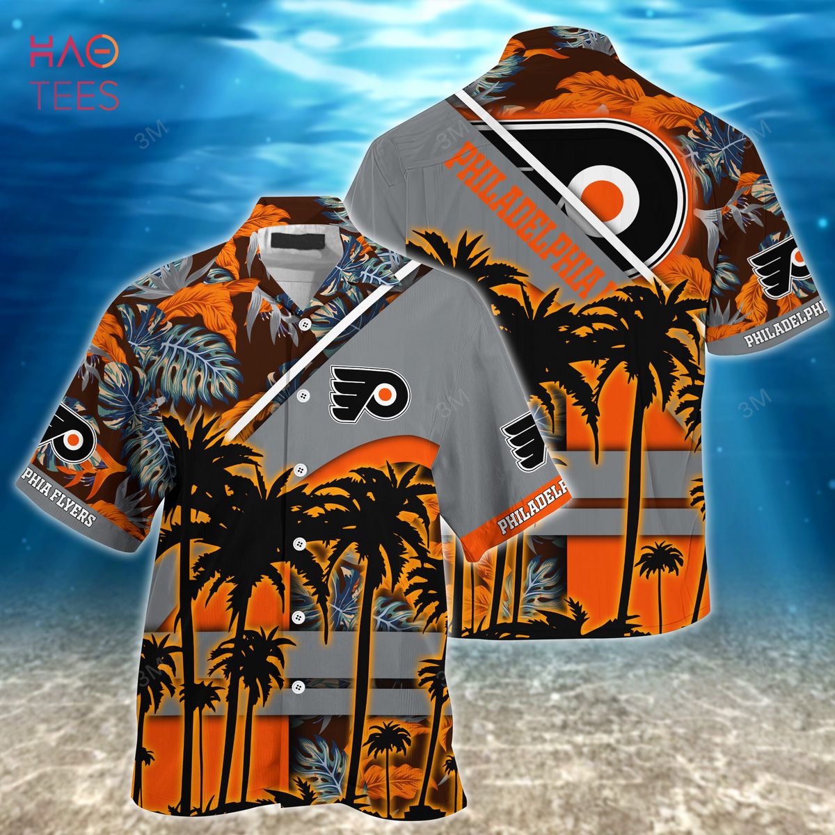 [LIMITED] Philadelphia Flyers NHL-Summer Hawaiian Shirt And Shorts, For Fans This Season