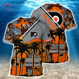 [LIMITED] Philadelphia Flyers NHL-Summer Hawaiian Shirt And Shorts, For Fans This Season