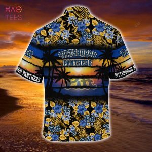 [LIMITED] Pittsburgh Panthers Summer Hawaiian Shirt, Floral Pattern For Sports Enthusiast This Year