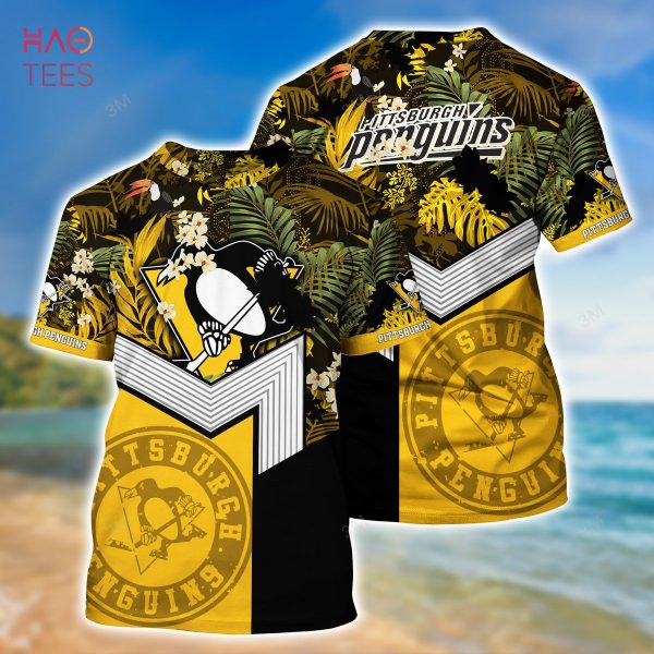 [LIMITED] Pittsburgh Penguins NHL Hawaiian Shirt And Shorts, New Collection For This Summer