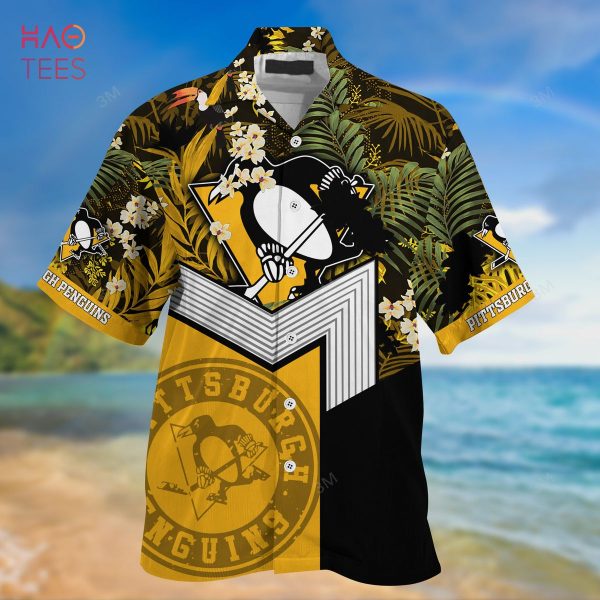 [LIMITED] Pittsburgh Penguins NHL Hawaiian Shirt And Shorts, New Collection For This Summer