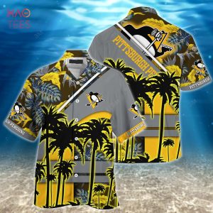 [LIMITED] Pittsburgh Penguins NHL-Summer Hawaiian Shirt And Shorts, For Fans This Season