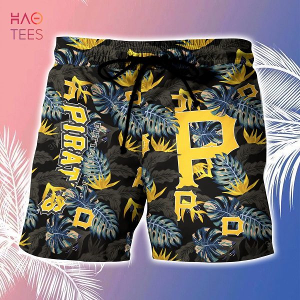 [LIMITED] Pittsburgh Pirates MLB-Summer Hawaiian Shirt And Shorts, Stress Blessed Obsessed For Fans