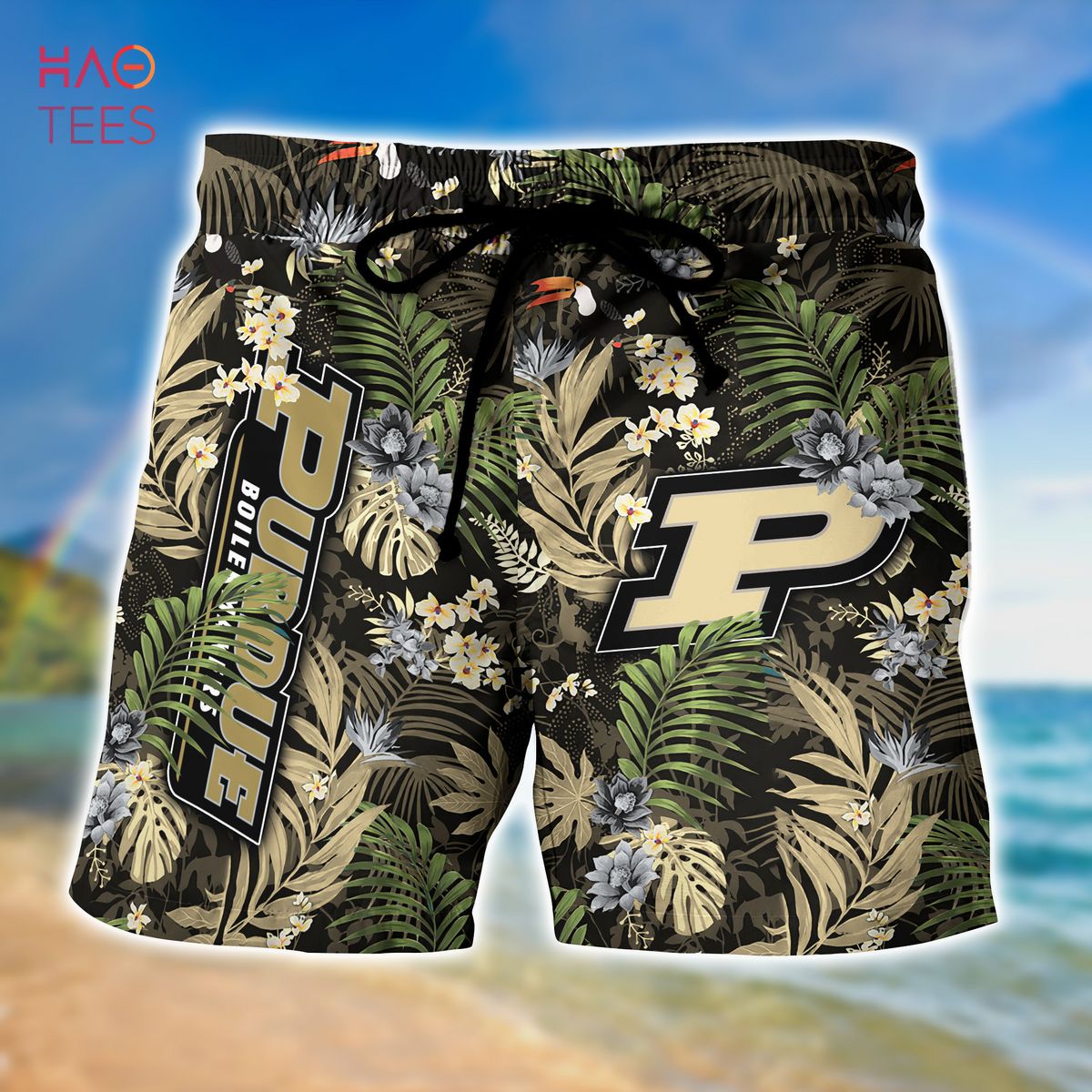 MLB Purdue Boilermaker Summer Hawaiian Shirt - Binteez