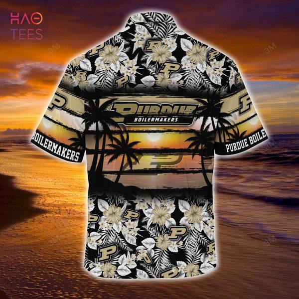 [LIMITED] Purdue Boilermakers Summer Hawaiian Shirt, Floral Pattern For Sports Enthusiast This Year