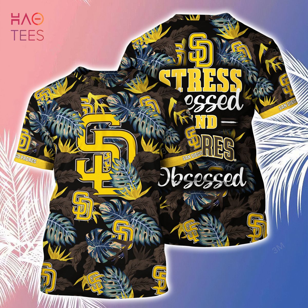 LIMITED] Washington Nationals MLB-Summer Hawaiian Shirt And Shorts, Stress  Blessed Obsessed For Fans