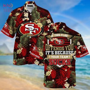 [LIMITED] San Francisco 49ers NFL-Summer Hawaiian Shirt And Shorts,  With Tropical Patterns For Fans