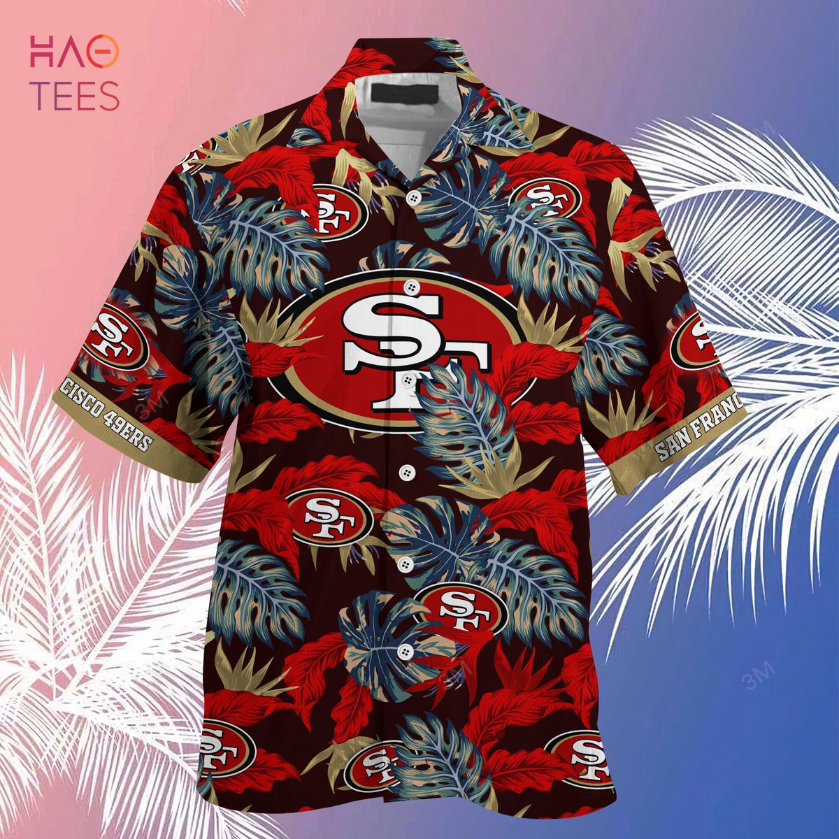 NFL San Francisco 49Ers Hawaiian Shirt Best Gift For Football