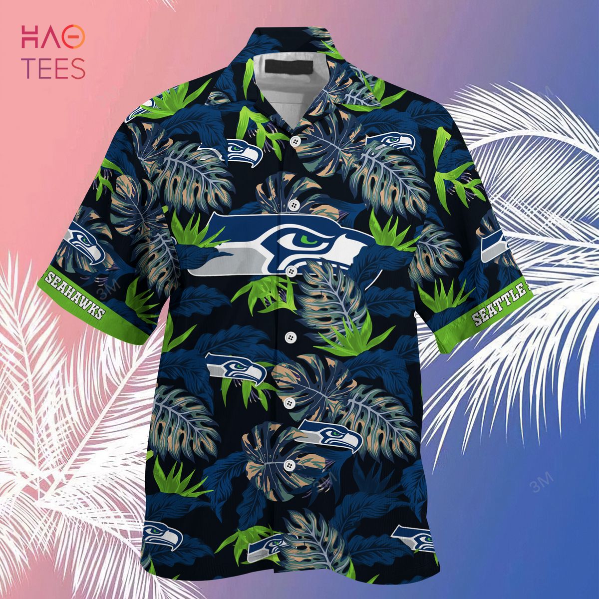 LIMITED] Seattle Seahawks NFL-Summer Hawaiian Shirt And Shorts, Stress  Blessed Obsessed For Fans