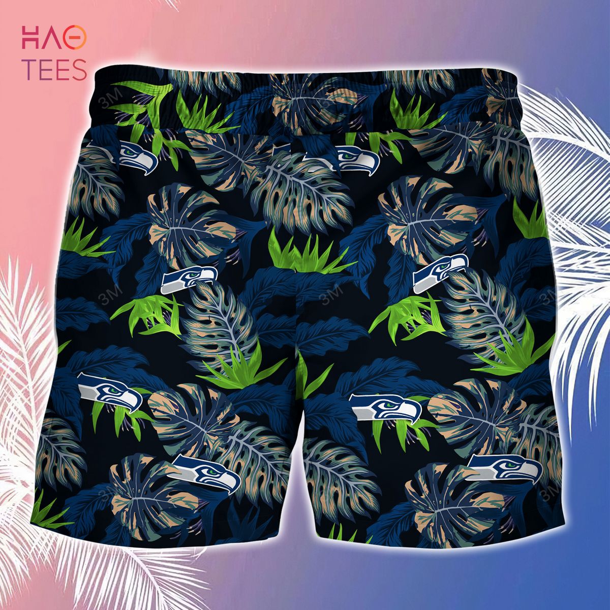 LIMITED] Seattle Seahawks NFL-Summer Hawaiian Shirt And Shorts, Stress  Blessed Obsessed For Fans