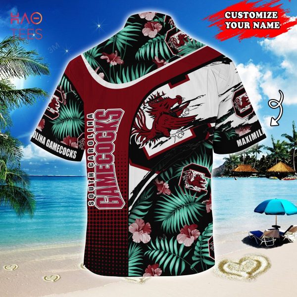 [LIMITED] South Carolina Gamecocks Customized Summer Hawaiian Shirt, With Tropical Pattern For Fans