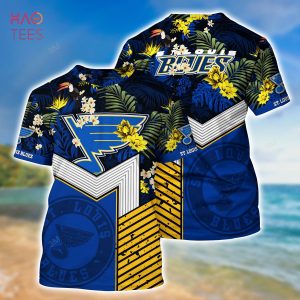 [LIMITED] St. Louis Blues NHL Hawaiian Shirt And Shorts, New Collection For This Summer