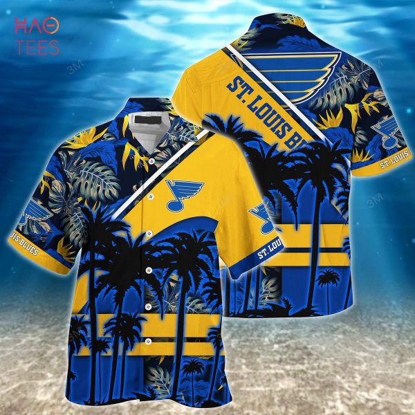 [LIMITED] St. Louis Blues NHL-Summer Hawaiian Shirt And Shorts, For Fans This Season