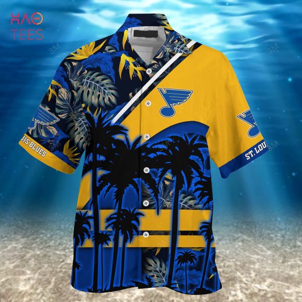 [LIMITED] St. Louis Blues NHL-Summer Hawaiian Shirt And Shorts, For Fans This Season