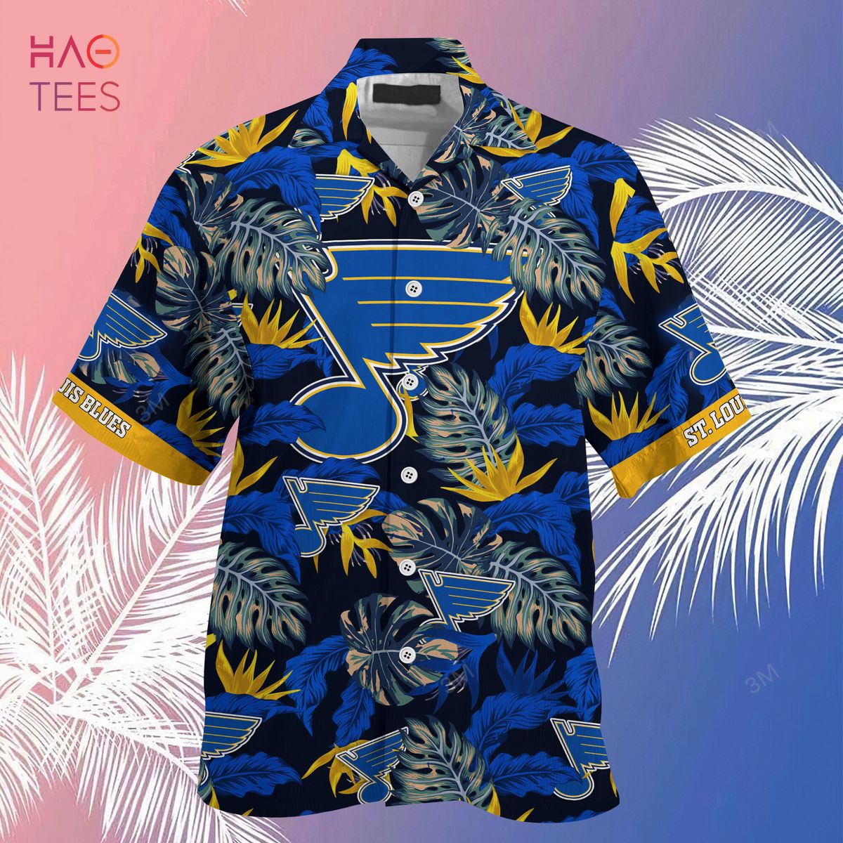St Louis Blues Aloha Beach Gift Hawaiian Shirt For Men And Women