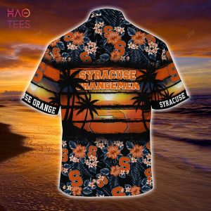 [LIMITED] Syracuse Orange  Summer Hawaiian Shirt, Floral Pattern For Sports Enthusiast This Year