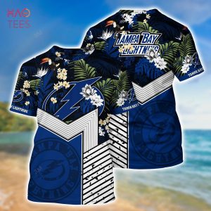 [LIMITED] Tampa Bay Lightning NHL Hawaiian Shirt And Shorts, New Collection For This Summer