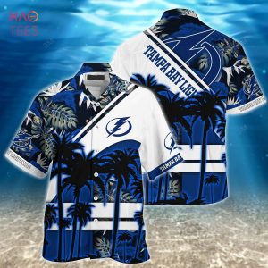 [LIMITED] Tampa Bay Lightning NHL-Summer Hawaiian Shirt And Shorts, For Fans This Season