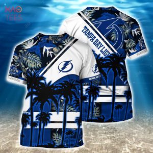 [LIMITED] Tampa Bay Lightning NHL-Summer Hawaiian Shirt And Shorts, For Fans This Season