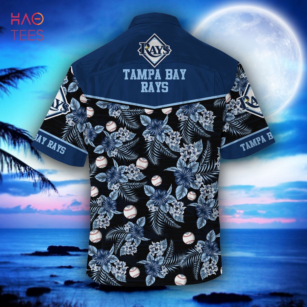 Personalized Tampa Bay Rays MLB Aloha Hawaiian Shirt For Mens