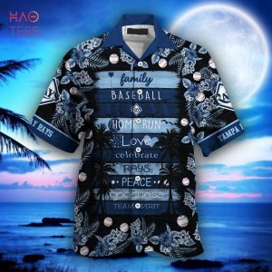 Tampa Bay Rays Major League Baseball Tropical Floral 2023 Hawaiian Shirt