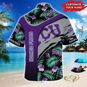 [LIMITED] TCU Horned Frogs Customized Summer Hawaiian Shirt, With Tropical Pattern For Fans