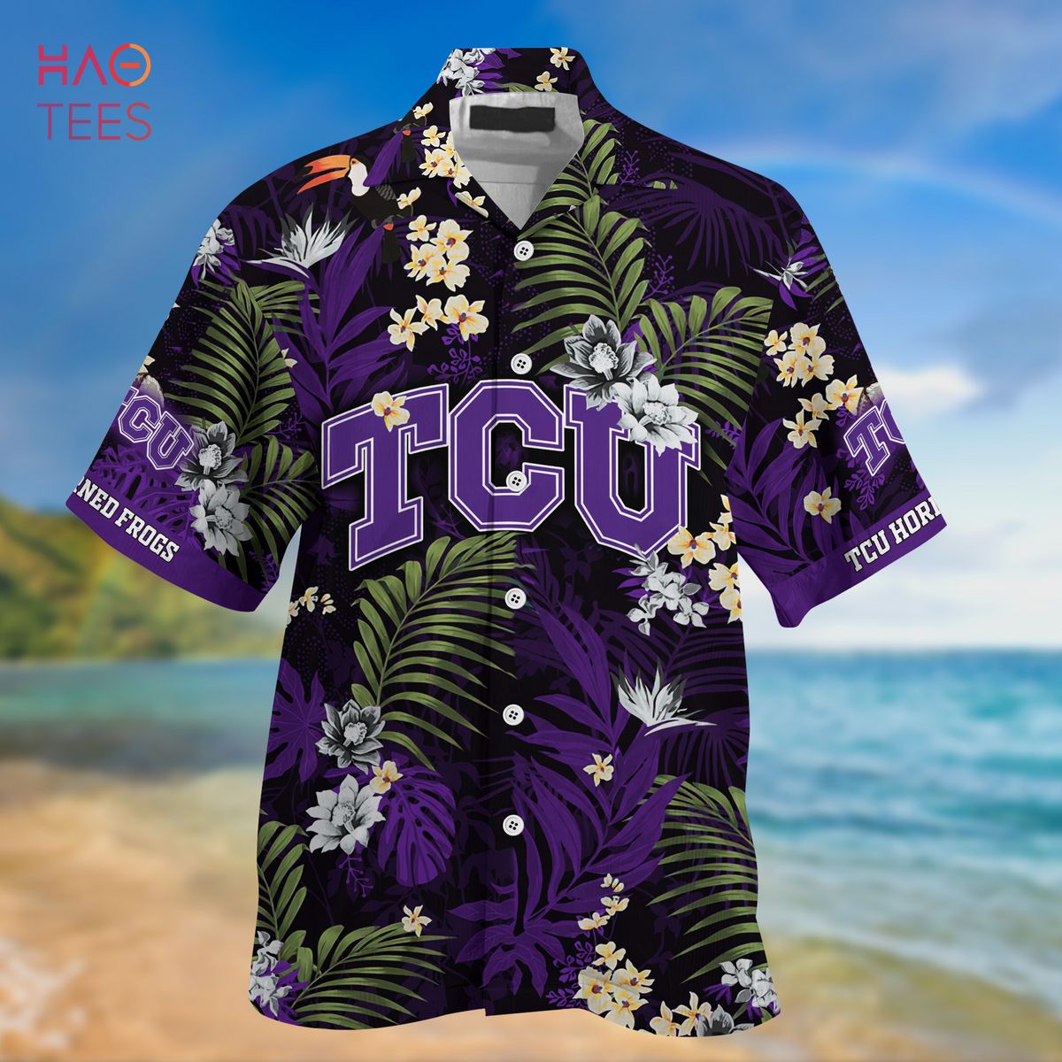 TCU Horned Frogs NCAA1 Hawaiian Shirt 4th Of July Independence Day