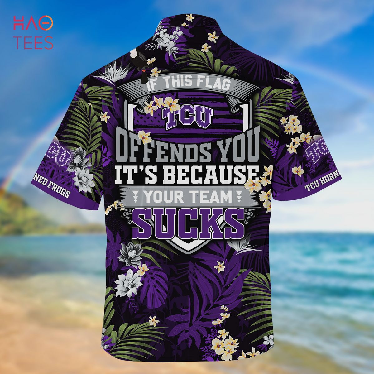 TCU Horned Frogs NCAA1 Hawaiian Shirt 4th Of July Independence Day