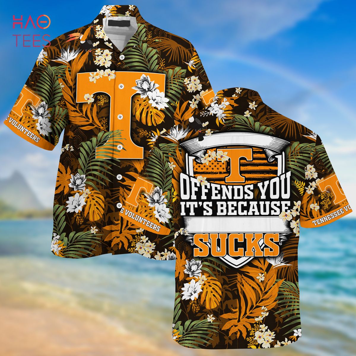 Subway Food Shirt, Tropical Flower Aloha Hawaiian Shirts And Short Style 1  - Banantees