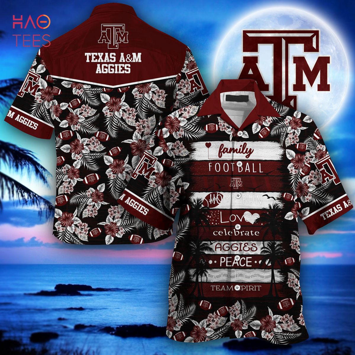 texas aggie hawaiian shirt