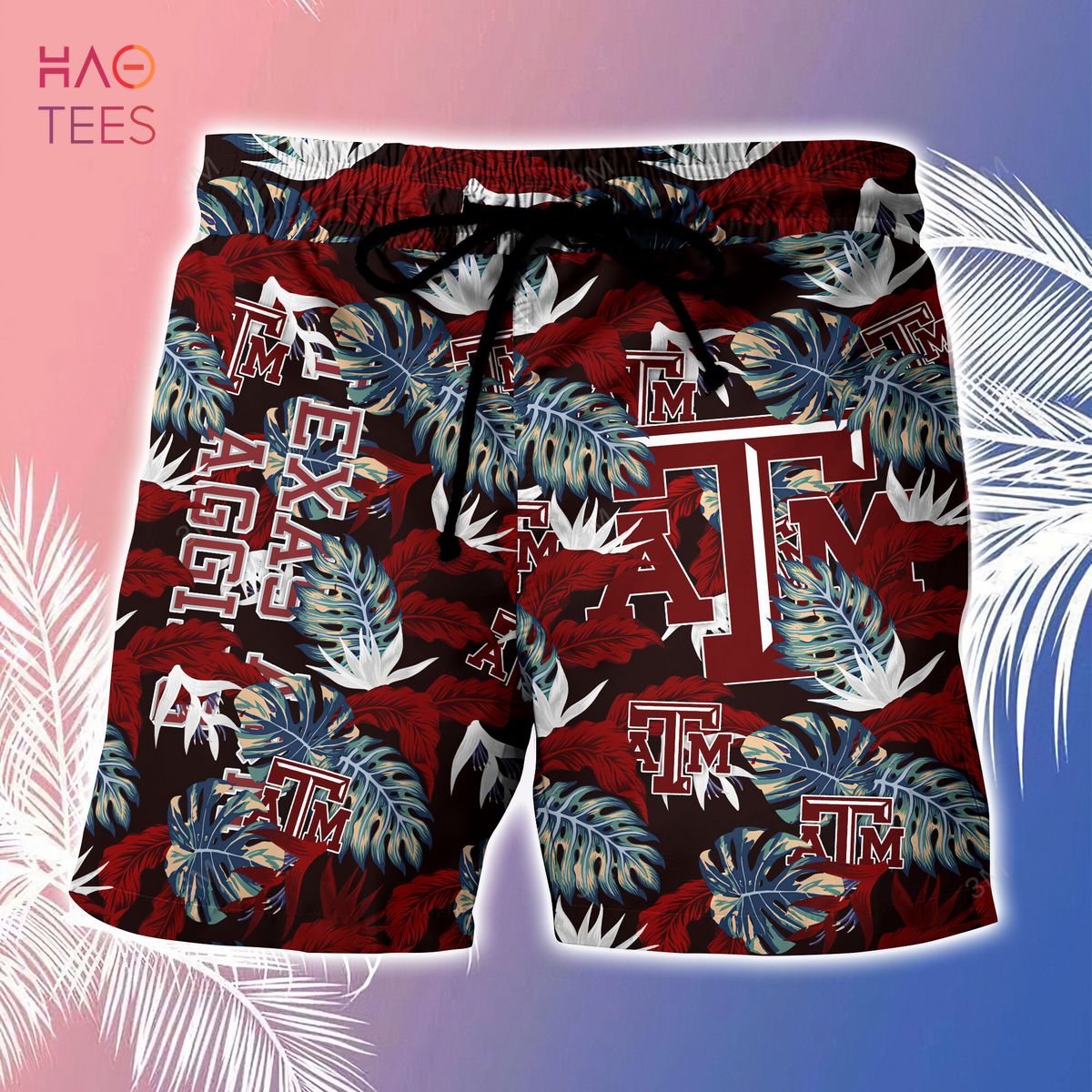 LIMITED] Texas A&M Aggies Summer Hawaiian Shirt And Shorts, With Tropical  Patterns For Fans