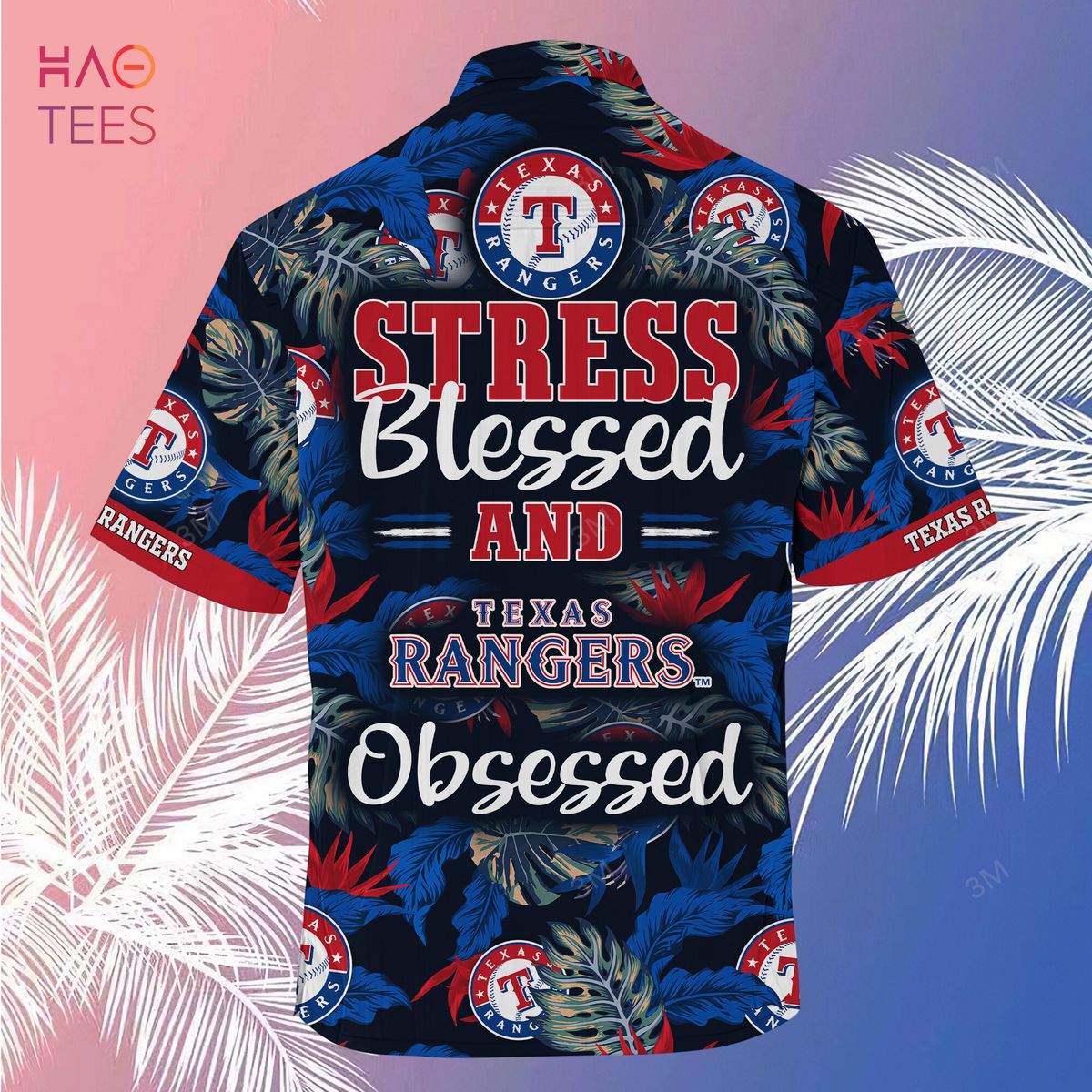 Texas Rangers MLB Hawaiian Shirt Summer Nights Aloha Shirt
