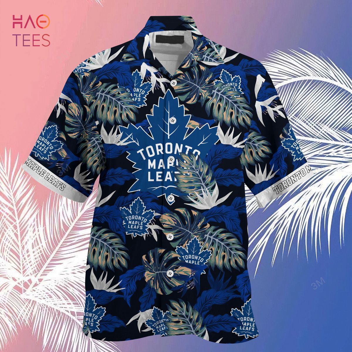 [LIMITED] Toronto Maple Leafs NHL-Summer Hawaiian Shirt And Shorts, Stress Blessed Obsessed For Fans