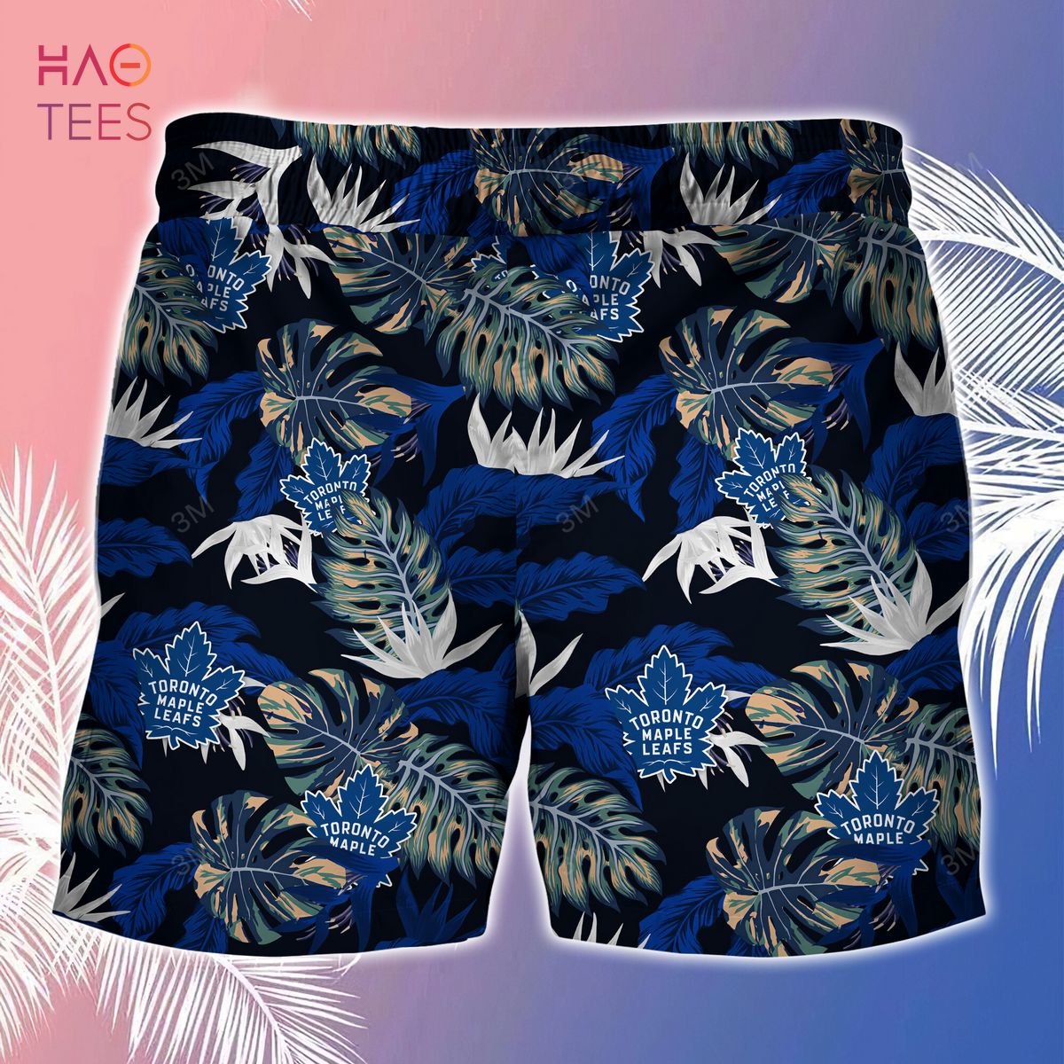[LIMITED] Toronto Maple Leafs NHL-Summer Hawaiian Shirt And Shorts, Stress Blessed Obsessed For Fans