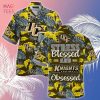 [LIMITED] UCF Knights Summer Hawaiian Shirt And Shorts, Stress Blessed Obsessed For Fans