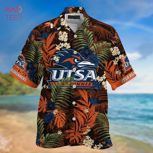 [LIMITED] UTSA Roadrunners Summer Hawaiian Shirt And Shorts,  With Tropical Patterns For Fans